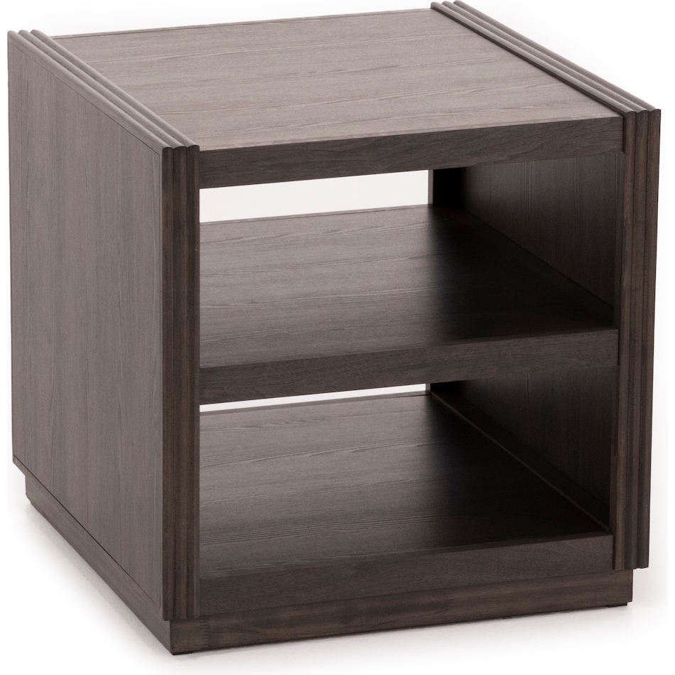 lbty brown end table mdg  