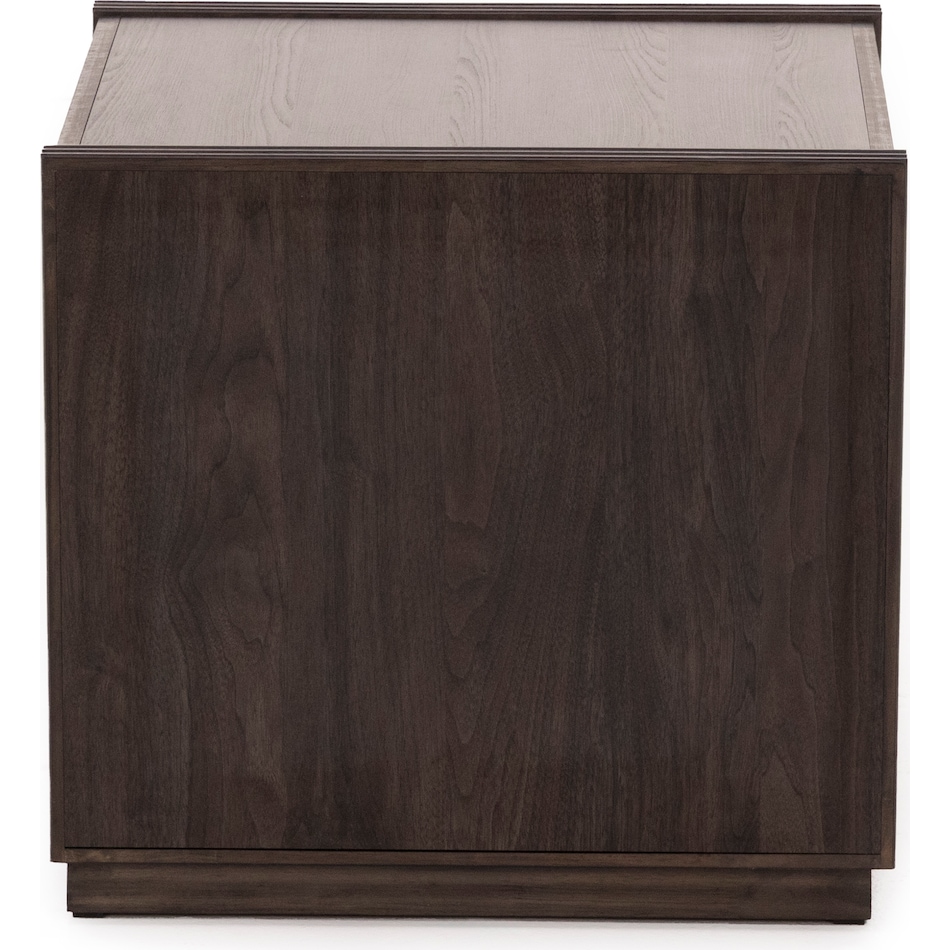 lbty brown end table mdg  