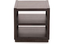 lbty brown end table mdg  