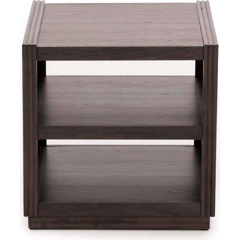 lbty brown end table mdg  