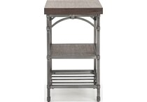 lbty brown end table   