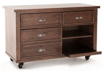 lbty brown filing cabinet   