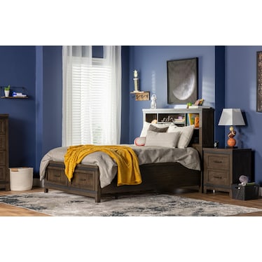 Thornwood Bookcase Storage Bed