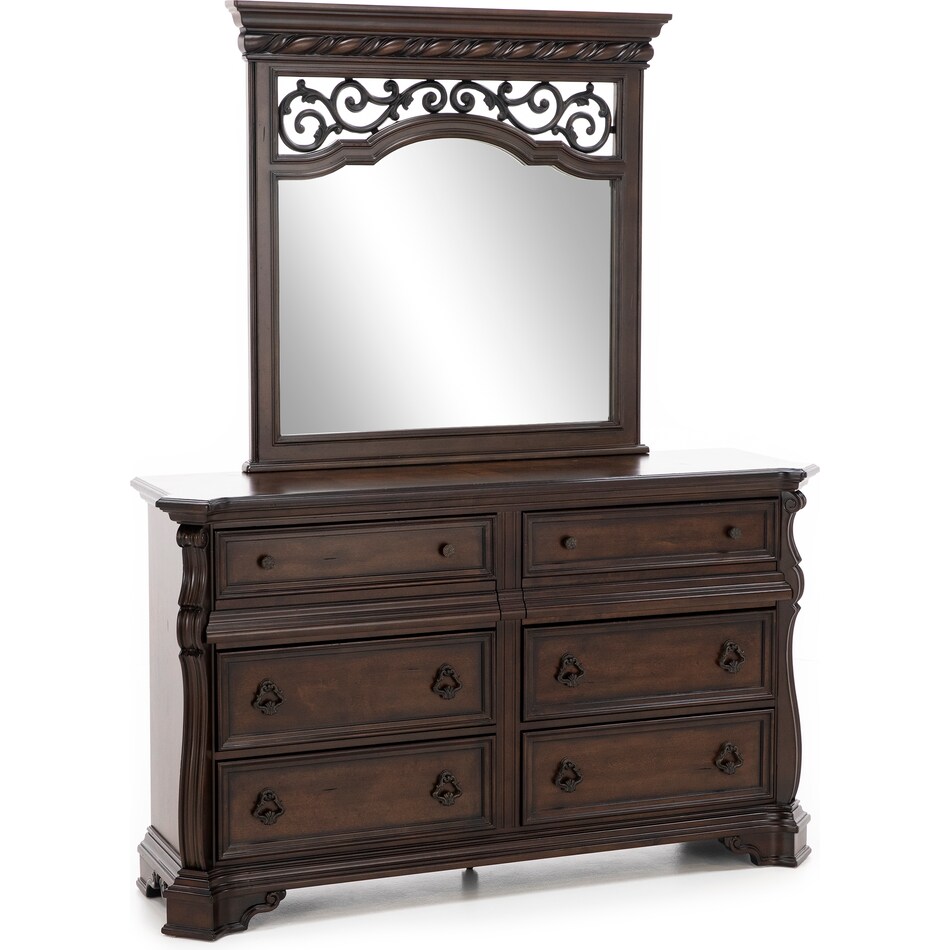 lbty brown mirror   