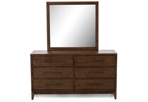 lbty brown mirror   