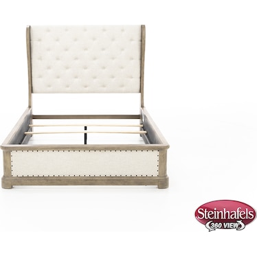 Victoria Queen Shelter Upholstered Bed