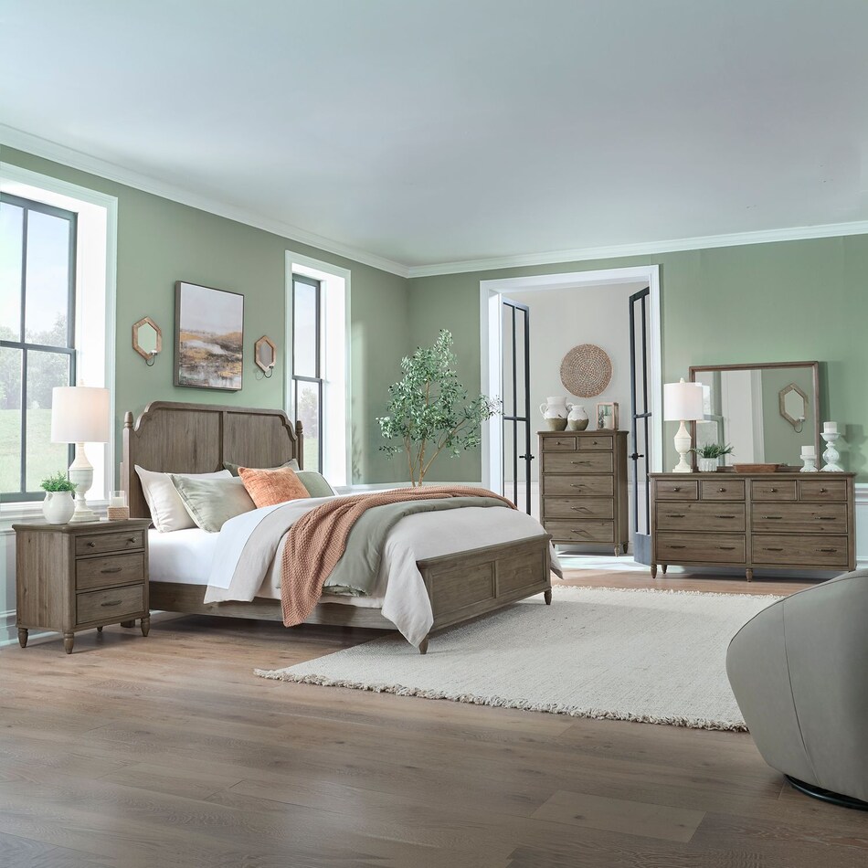 lbty brown queen bed package pqp  