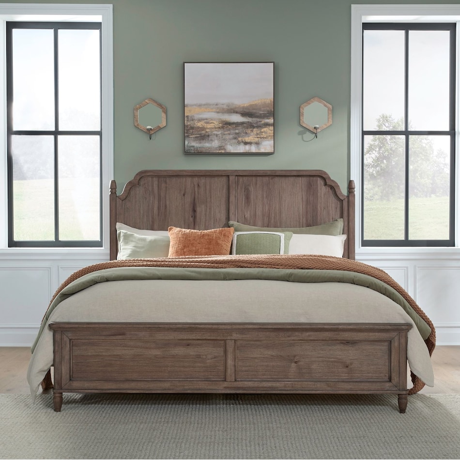 lbty brown queen bed package pqp  