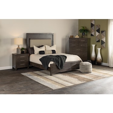 Sutherland Upholstered Panel Bed
