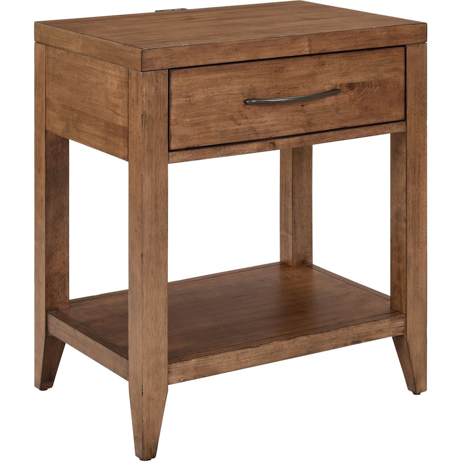 lbty brown single drawer   