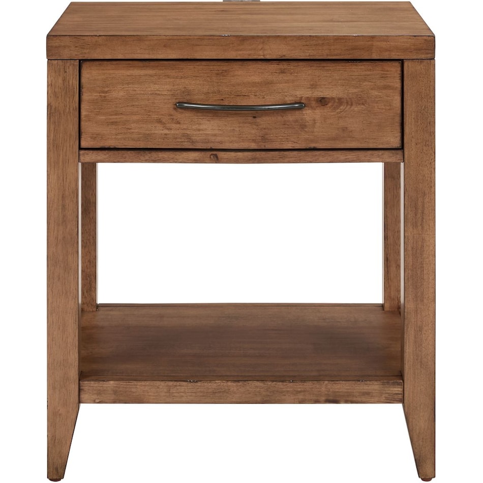 lbty brown single drawer   