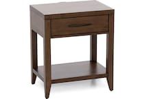 lbty brown single drawer   