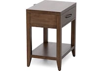 lbty brown single drawer   