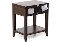 lbty brown single drawer   