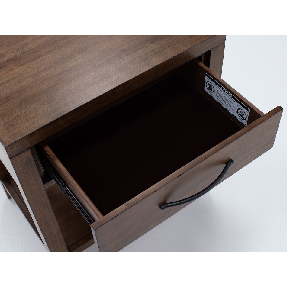 lbty brown single drawer   