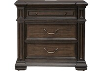 lbty brown three drawer   