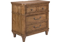 lbty brown three drawer   