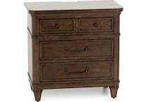 lbty brown three drawer   
