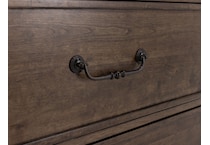 lbty brown three drawer   