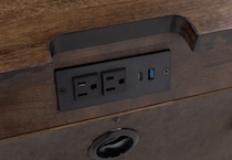 lbty brown three drawer   