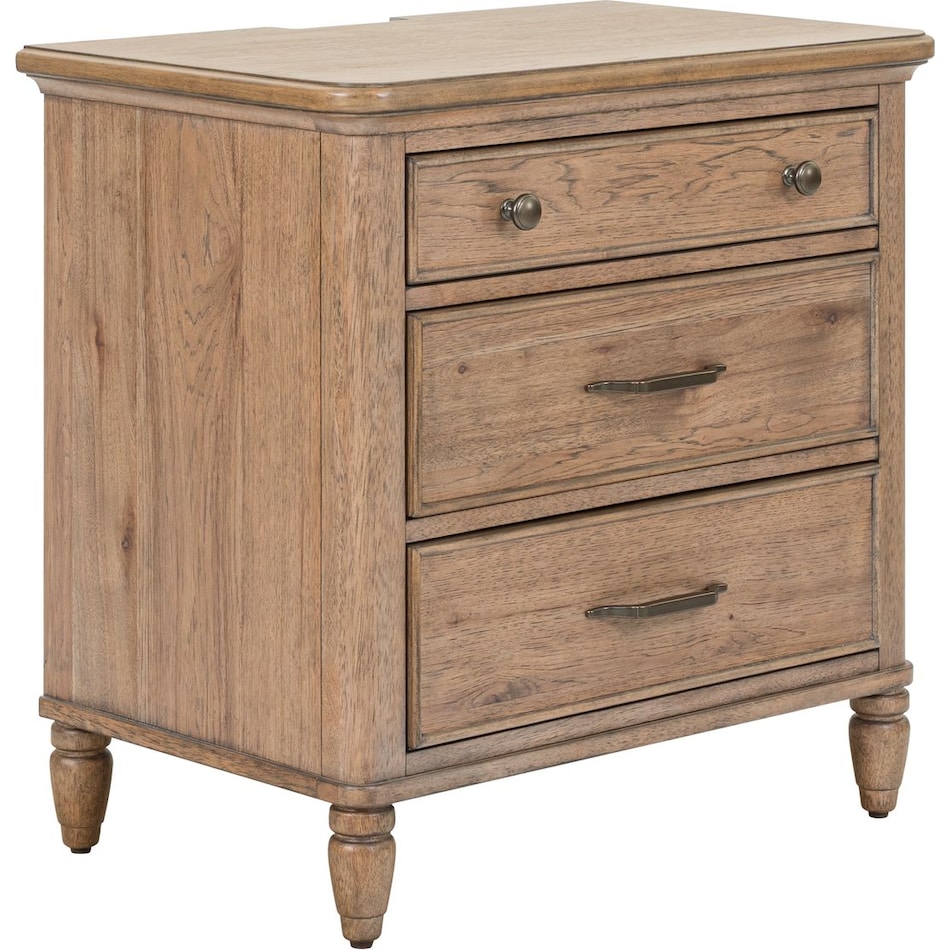 lbty brown three drawer   