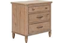 lbty brown three drawer   