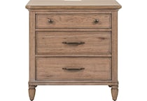 lbty brown three drawer   