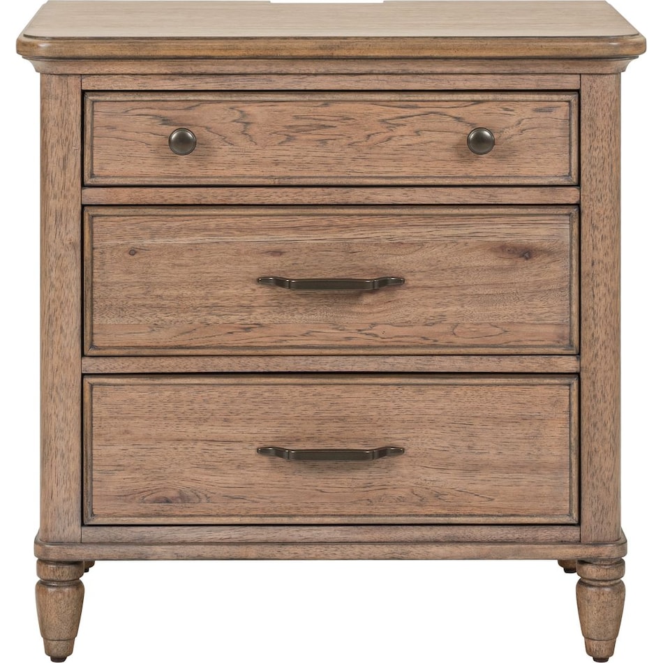 lbty brown three drawer   