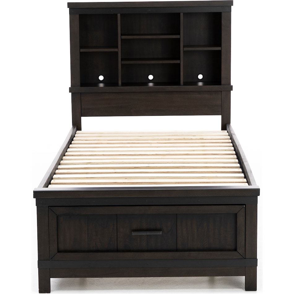 lbty brown twin bed package tb  