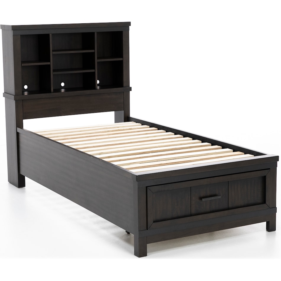 lbty brown twin bed package tb  