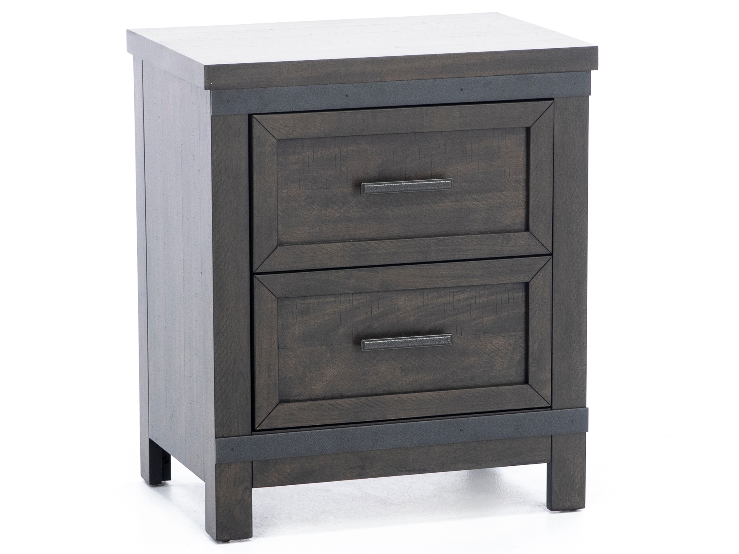 Thornwood Hills - 2 Drawer Nightstand - Rock Beaten Brown main image 1