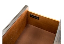 lbty brown two drawer   