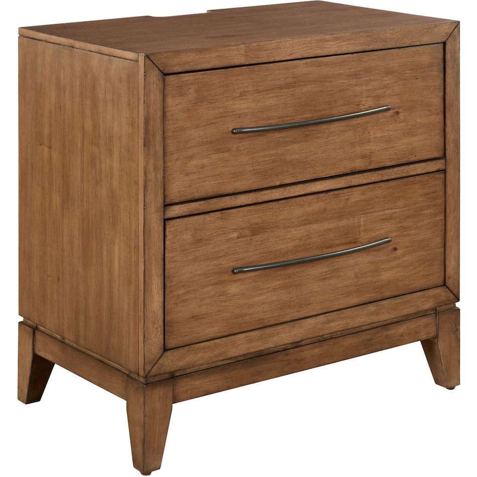 lbty brown two drawer   