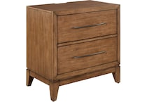 lbty brown two drawer   
