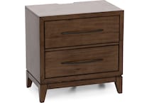 lbty brown two drawer   