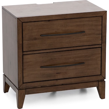 Vermont Two Drawer Nightstand