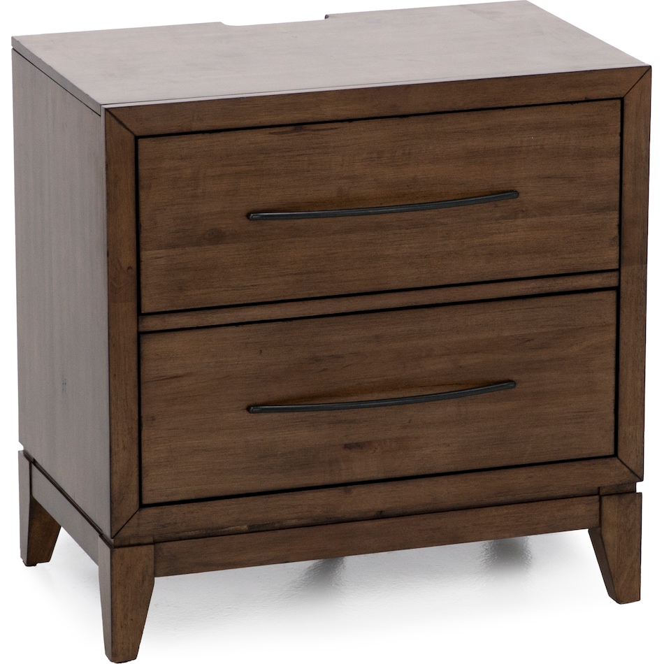 lbty brown two drawer   