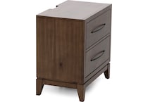 lbty brown two drawer   