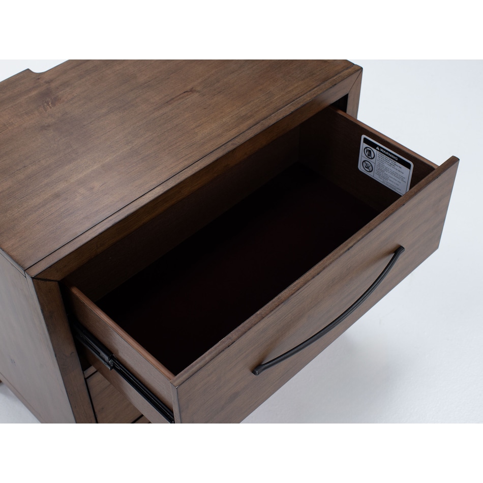 lbty brown two drawer   