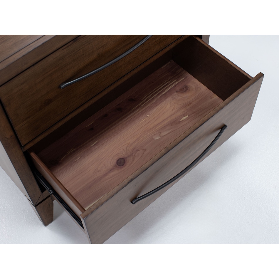 lbty brown two drawer   