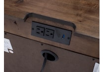 lbty brown two drawer   