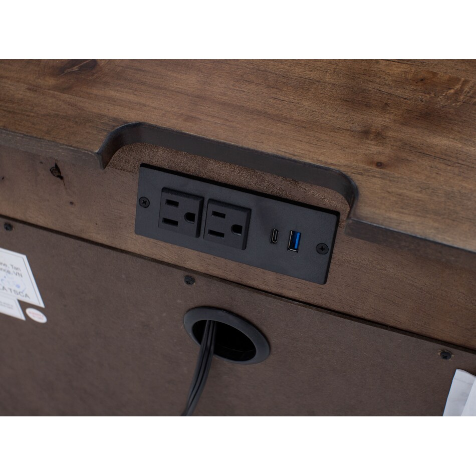 lbty brown two drawer   