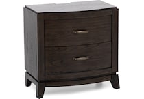 lbty brown two drawer   