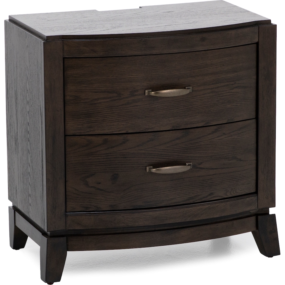lbty brown two drawer   