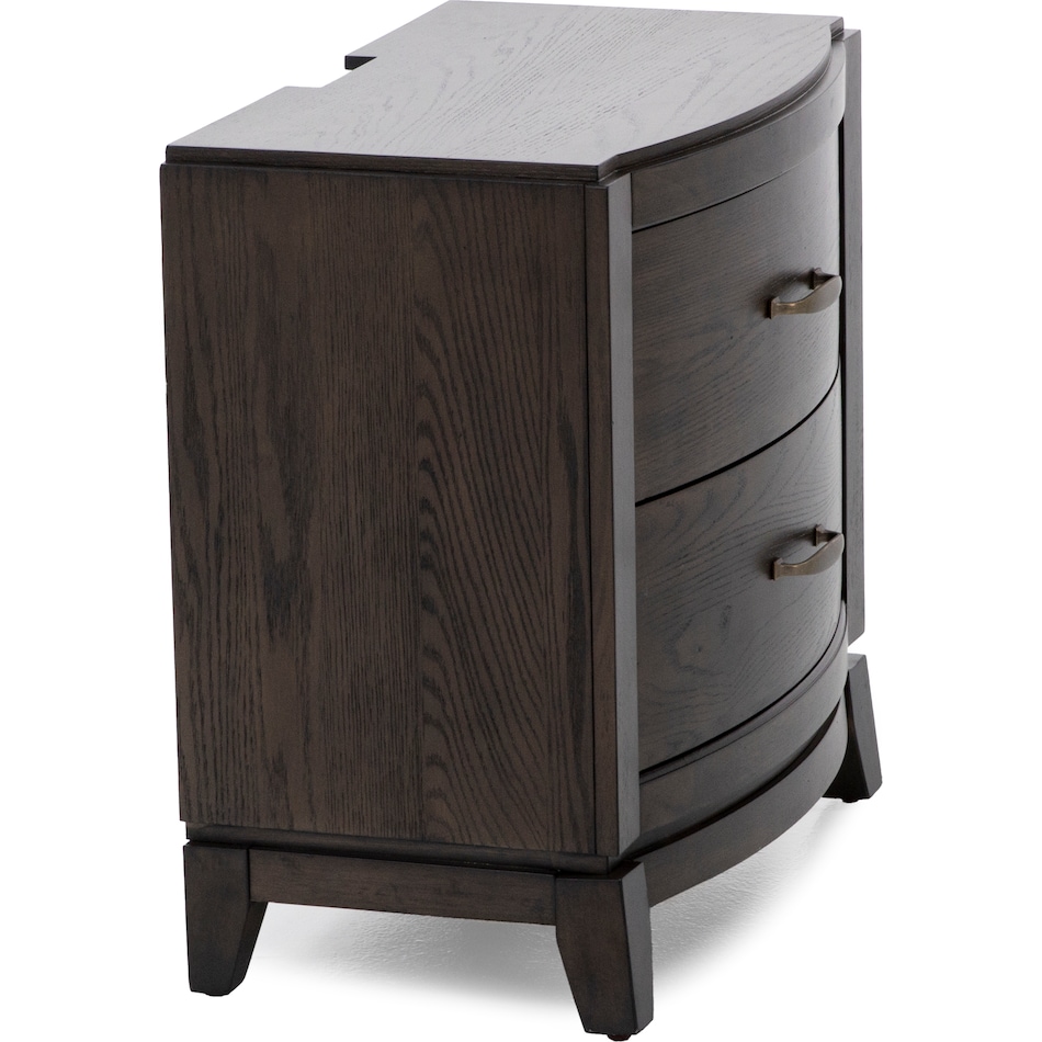 lbty brown two drawer   