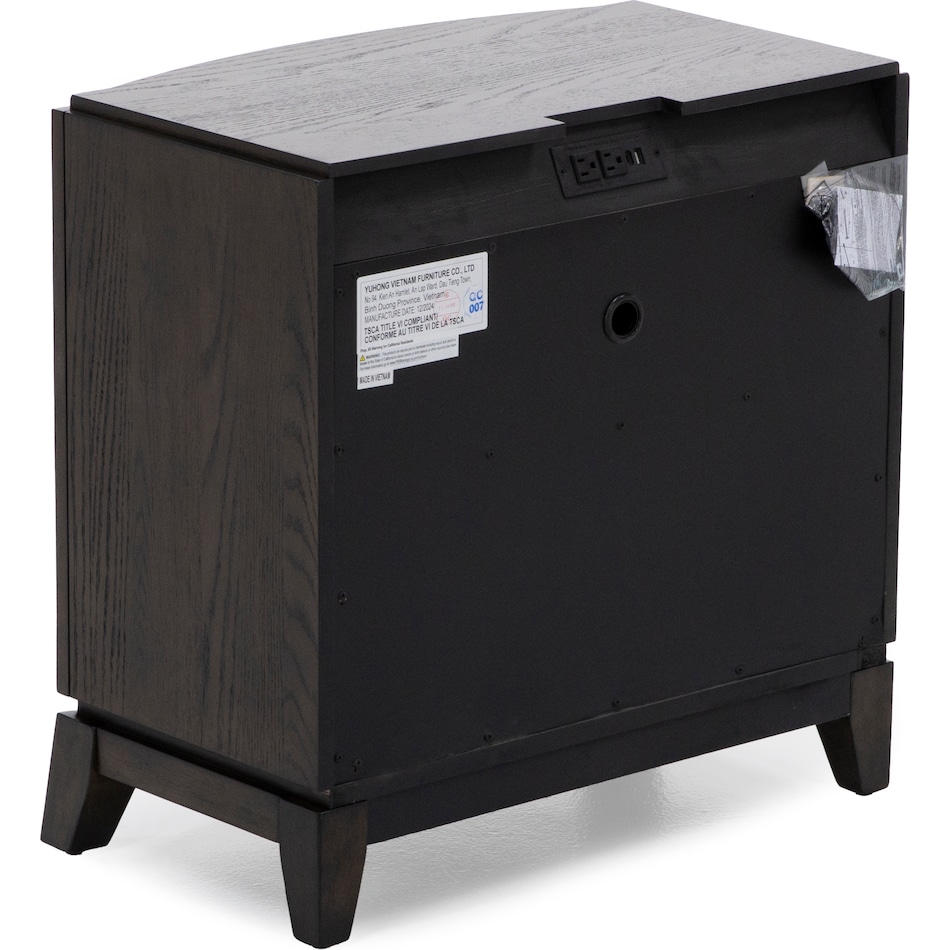 lbty brown two drawer   
