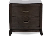 lbty brown two drawer   