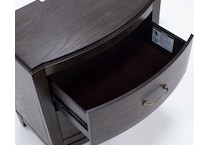 lbty brown two drawer   
