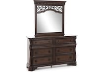 lbty brownstone mirror   