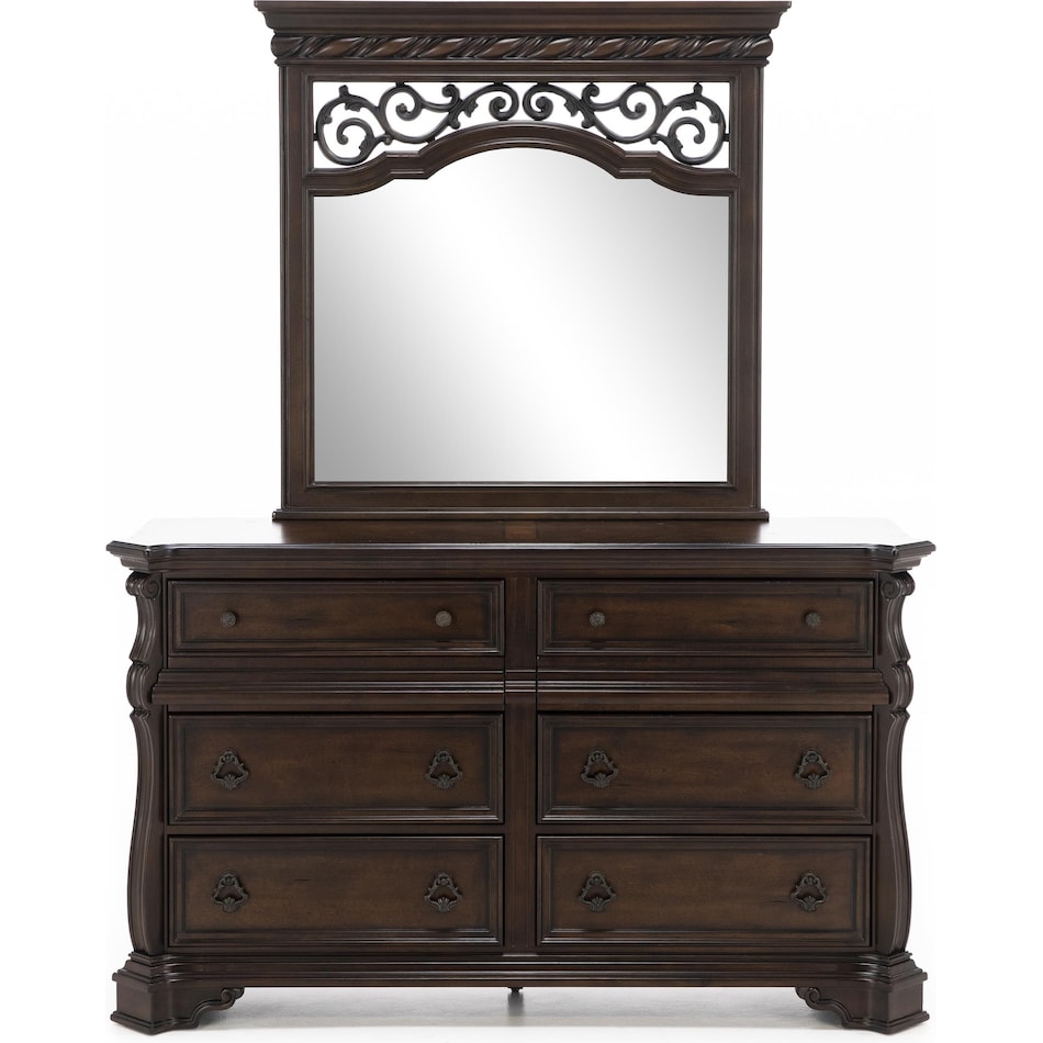 lbty brownstone mirror   